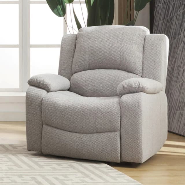 Artemis Home Marldon Manual Reclining Armchair in Light Grey Light Grey Unisex