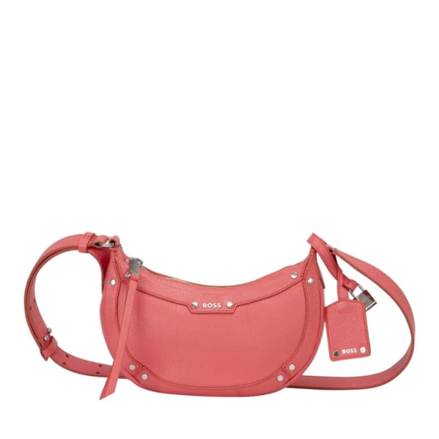 Boss Womens Ivy Hobo Cross Body Bag Bright Pink female One Size