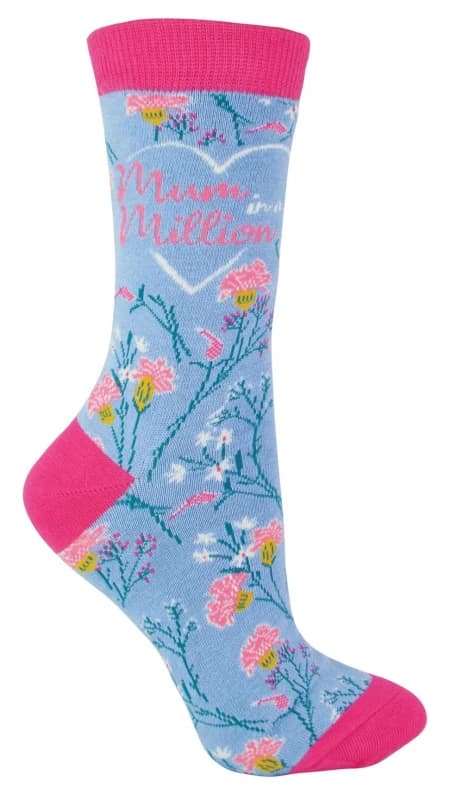 Miss Sparrow Miss Sparrow - Parent Socks - Mum Socks (Blue)