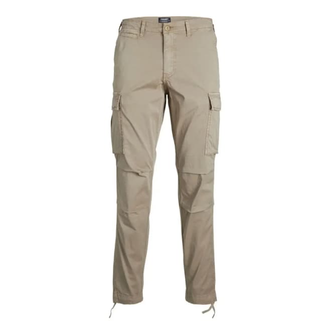 Jack & Jones Beige / Dune Regular Fit Cargo Trousers Stone Male 30R 188398UK