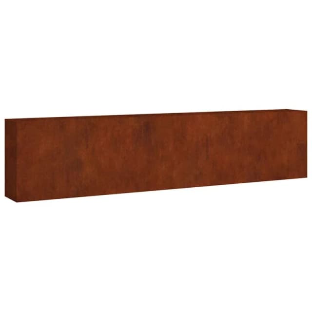 vidaXL Garden Raised Bed 360x40x80cm Corten Steel, Brown 824529