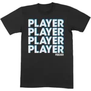 Feeder - Player Unisex Small T-Shirt - Black