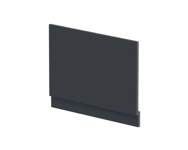 Balterley Bath MDF End Panel & Plinth - 750mm - Soft Black Grey unisex