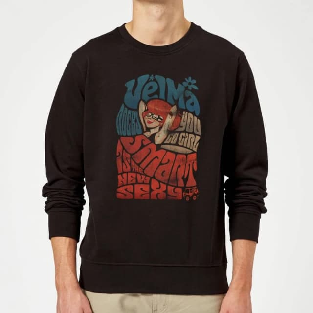 Scooby Doo Smart Is The New Sexy Sweatshirt - Black - L
