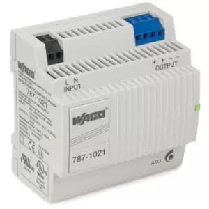 WAGO 787-1021 Switched-Mode Power Supply, Compact, 1-phase, 12 VD...