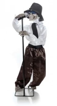 Singing Animated Blues Skeleton