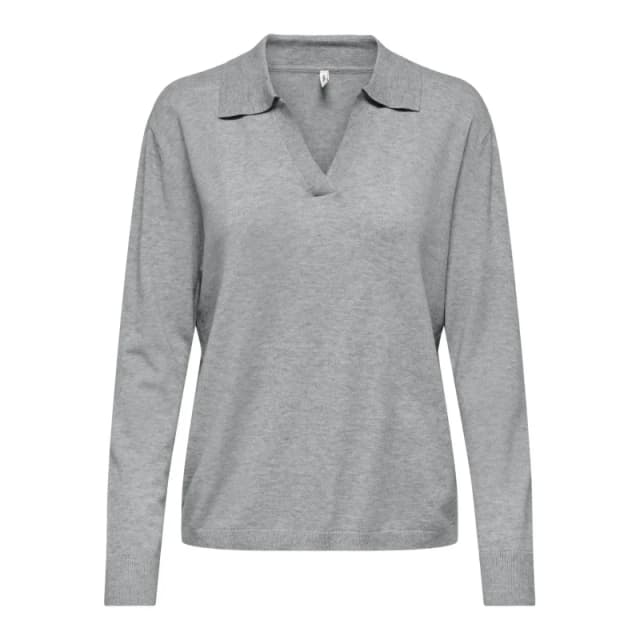 Only Womens long sleeve polo Only Libi Life Gris Female XS