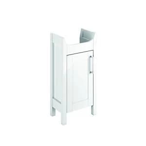 Wickes Frontera White Gloss Freestanding Vanity Unit 400 mm