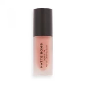 Makeup Revolution Matte Bomb Liquid Lipstick Delicate Brown