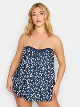 Yours Yours Ikat A-line Tankini - Blue Size 34-36, Women