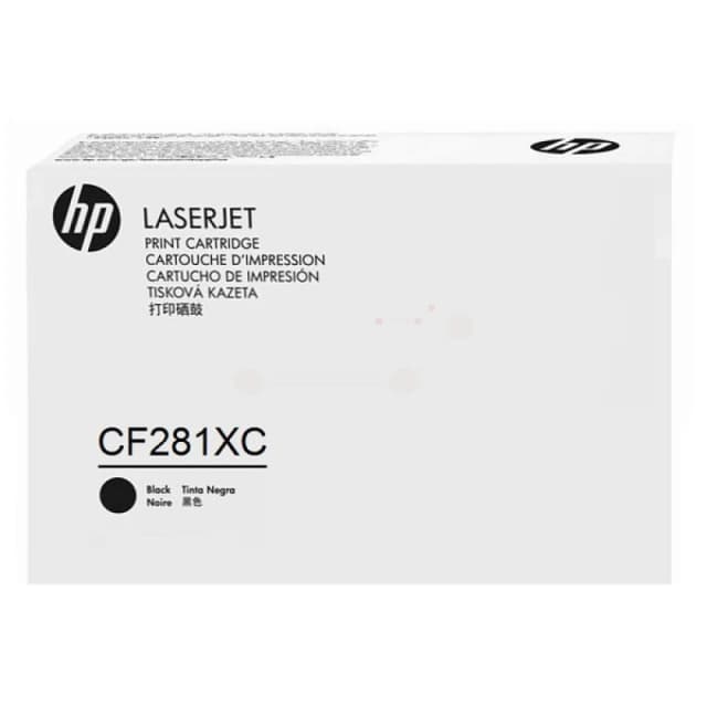 HP CF281XC/81XC Toner cartridge Black Contract. 25K pages ISO/IEC 1975