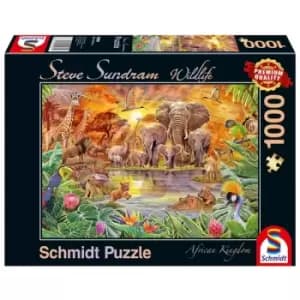 Schmidt Steve Sundram: African Kingdom 1000 Piece Jigsaw Puzzle