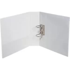 Exacompta Kreacover Lever Arch File 80 mm Polypropylene 2 ring A4 White