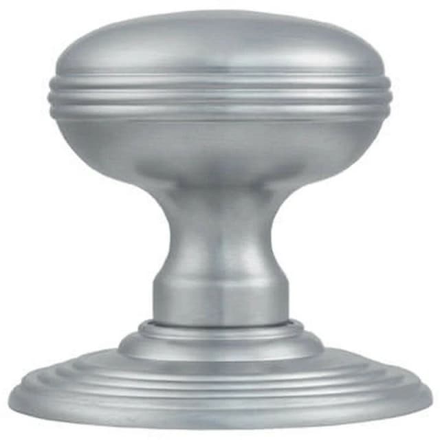 Loops PAIR Textured Mortice Door Knob 70mm Diameter Concealed Rose Satin Chrome Multi unisex