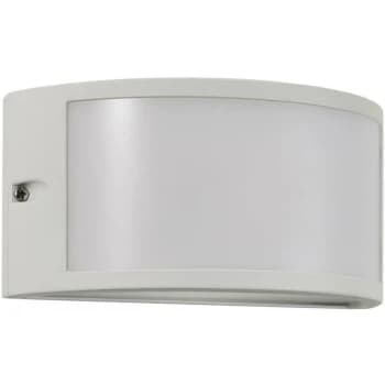 LED Bulkhead 10W PAU 4000K Cool White 500lm Exterior Light - Zinc