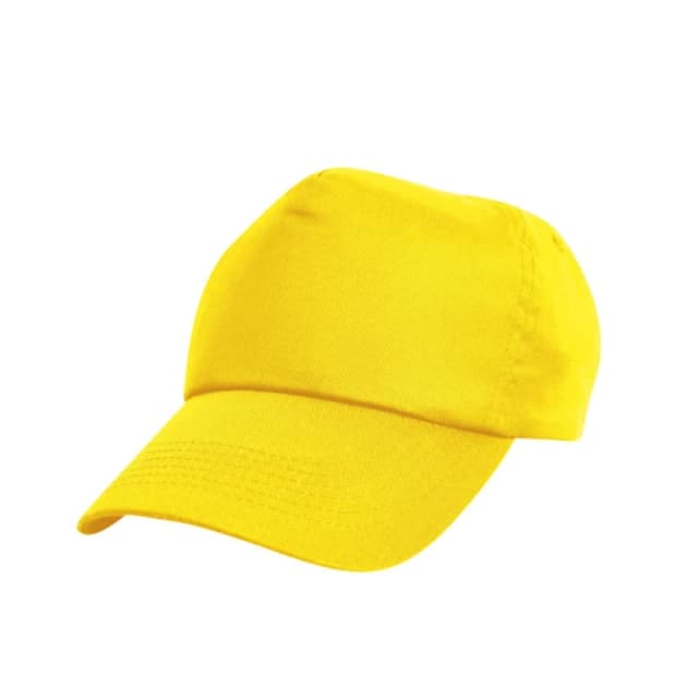 Result Black Cap in Yellow Yellow Unisex One Size