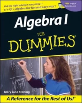 Algebra for Dummies by Mary Jane Sterling Paperback