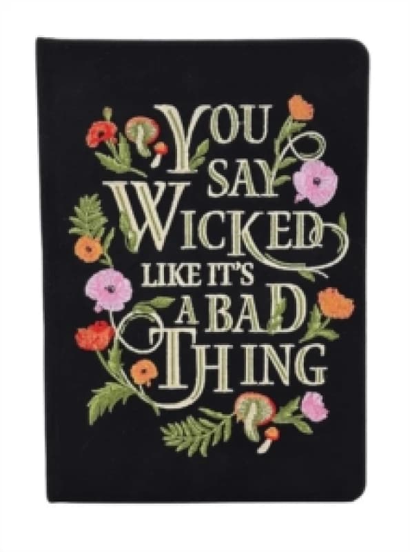 Wicked Embroidered Journal Hardback