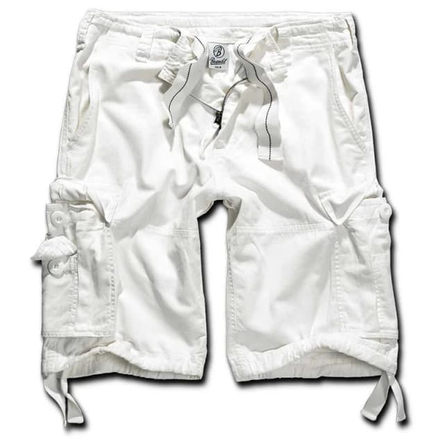 Brandit Vintage Classic Shorts, white, Size M for Men