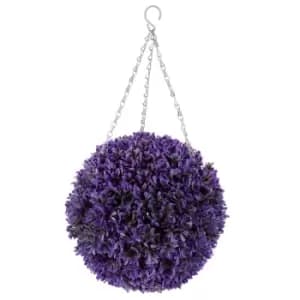 Faux Decor Faux Decor Vivid Violet Topiary Ball - Purple
