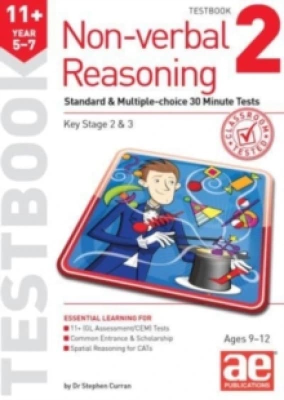 11+ Non-verbal Reasoning Year 5-7 Testbook 2 : Standard & Multiple-choice 30 Minute Tests Paperback / softback