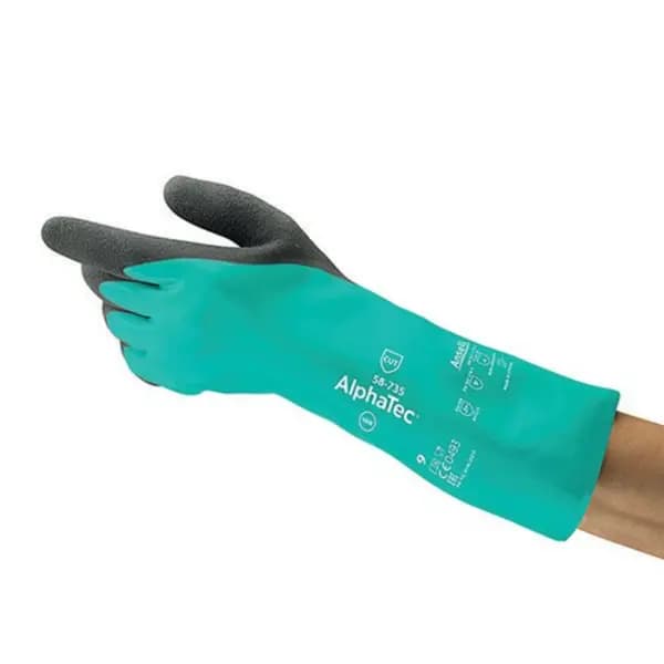 Ansell Ansell Alphatec 58-735 Cut Resistant Gloves (Pack of 6) Green L AN58-735L