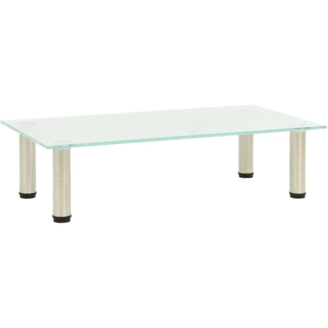 VIDAXL TV Stand Frosted 60x35x17cm Tempered Glass Vidaxl 8720286056899
