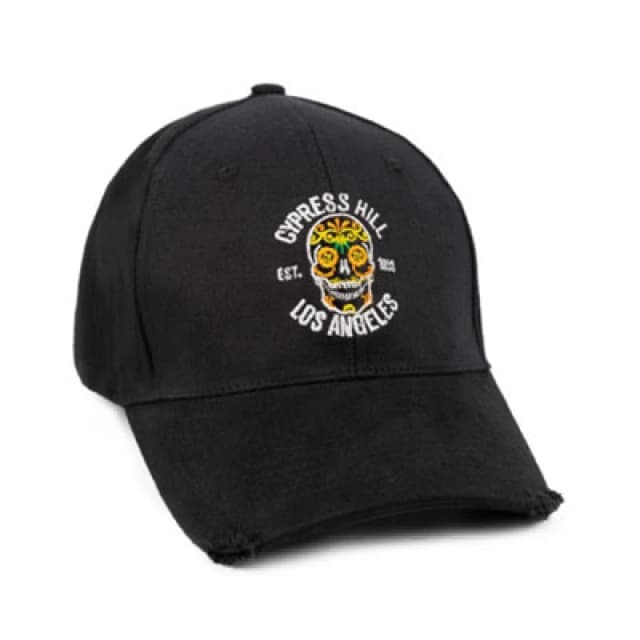 cypress hill Adjustable Curved Peak Cap Black unisex