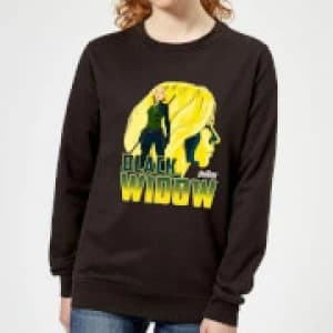 Avengers Black Widow Womens Sweatshirt - Black