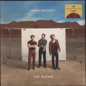 The Jonas Brothers The Album - Cherry Red Vinyl - Sealed 2023 UK vinyl LP 00602455239327