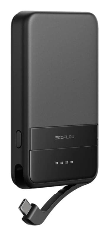 ECOFLOW RAPID 5000 mAh Portable Magnetic Power Bank - Black 4895251629300