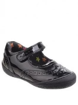 Hush Puppies Rina Toddler School Shoe, Black, Size 9.5 Younger
