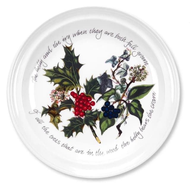 Portmeirion Holly and Ivy The Holly and the Ivy Set of 6 Dinner Plates Green unisex One Size