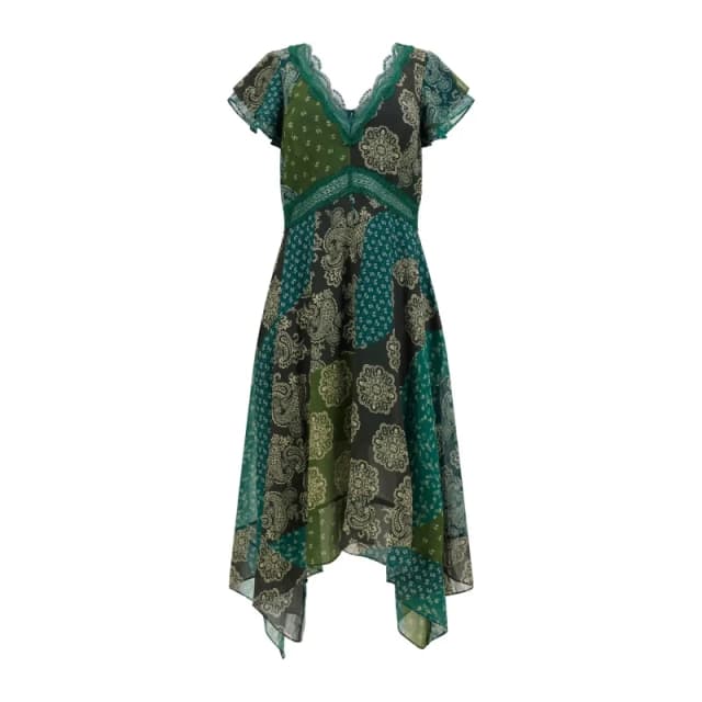 Guess Womens dress Guess Tania Midi Vert Female XS