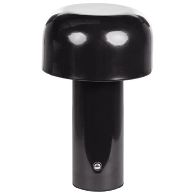 Beliani Wireless LED Table Lamp Besos With Dimmer Metal Black