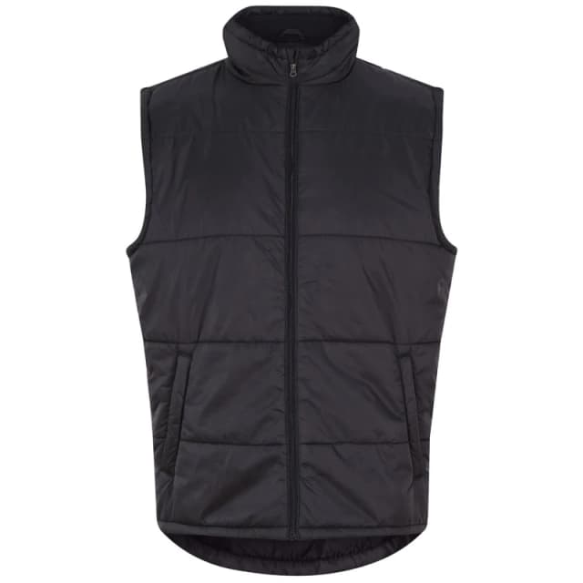 PRO RTX Mens Quilted Black Gilet Size: Small Black Male S