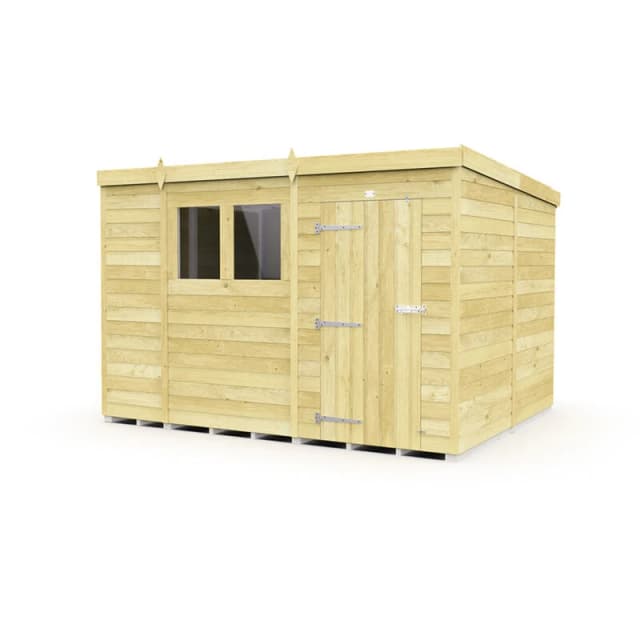 Diy Sheds 10 X 8 Pent Shed Shiplap Pressure Treated One Colour WFSZZ Unisex