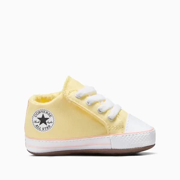 Kids All Star Cribster Citrus Glitz Canvas Trainers with Touch 'n' Close Fastening