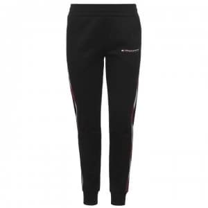 Tommy Sport Logo Tape Jogging Bottoms - PVH Black