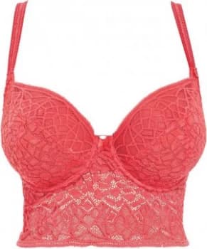 Freya Soiree lace underwire bralette Coral