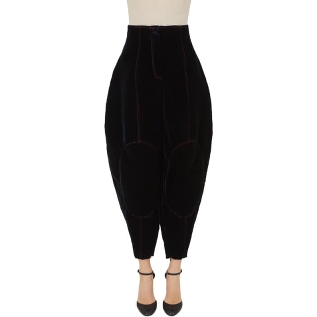 Emporio Armani Womens Straight Leg Trouser Notte female 10 (S)