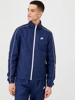 Nike Sportswear Woven Tracksuit - Navy, Size XL, Men