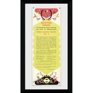Transport For London Adoption Parade 50 x 100 Framed Collector Print