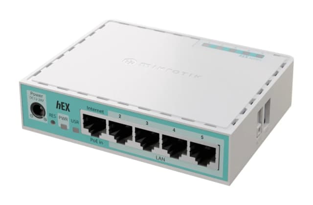 Mikrotik hEX wired Router Gigabit Ethernet White