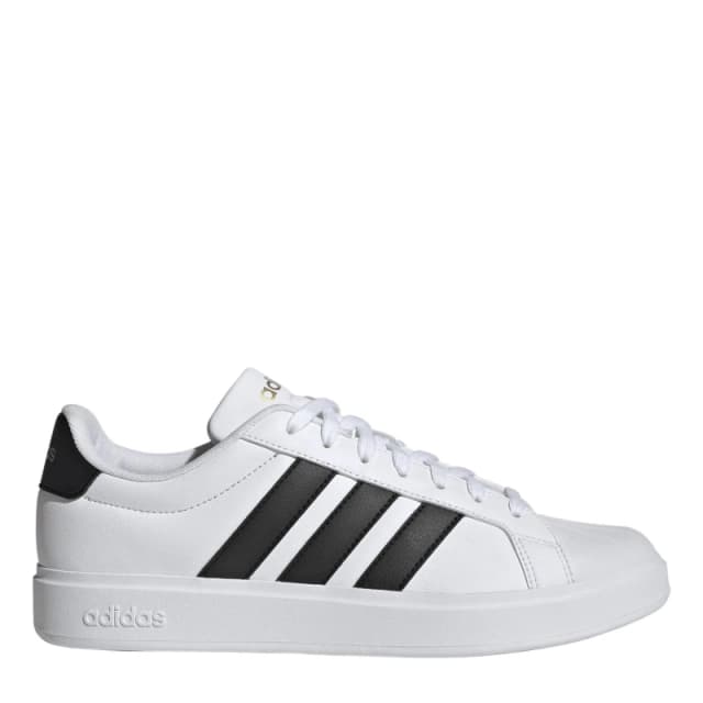 adidas Mens Street Talk Low-Top Trainers White/Black male 7.5 (41.3)