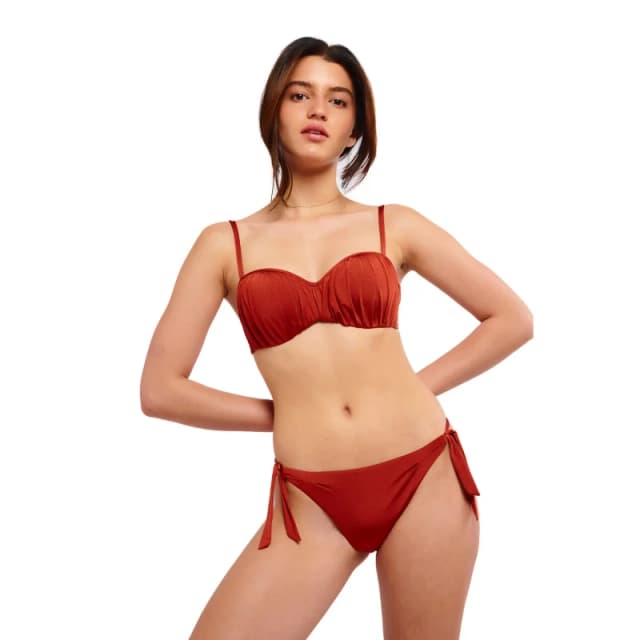 banana moon womens swim bikini top by Banana moon Auleo Amores Marron Female S