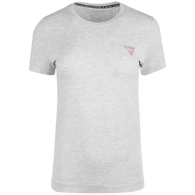 Guess T-Shirt round neck woman Guess Mini Triangle Gris Female S