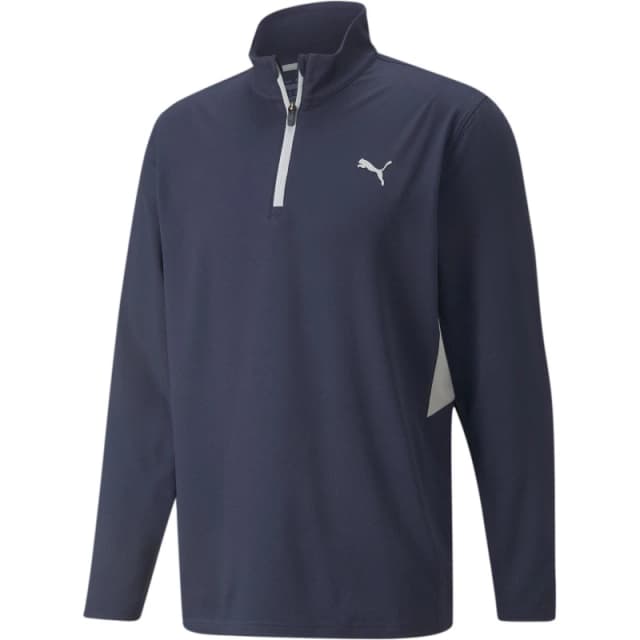 Puma Vista quarter Zip Baselayer Top Mens - Blue Blue S