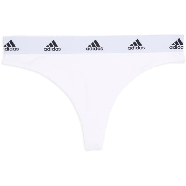 adidas Active Comfort Cotton Thong - White White 10
