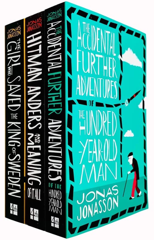 Jonas Jonasson 3 Book Set The Girl Who Saved the King of Sweden Jonas Jonasson Books